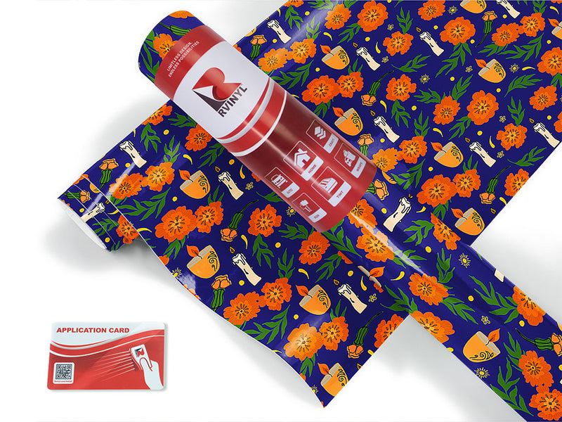 heart eyes day of the dead Craft Vinyl Roll