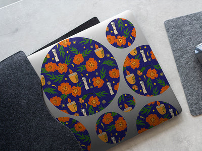 heart eyes day of the dead DIY Laptop Stickers