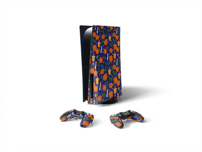 heart eyes day of the dead Sony PS5 DIY Skin