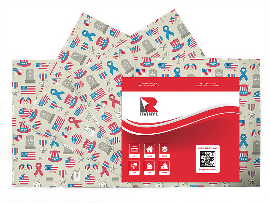 memorial day  Craft Vinyl Sheet Pack