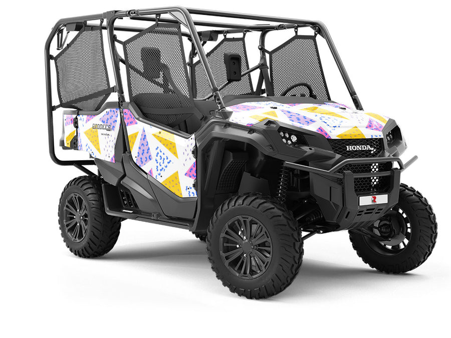Memphis Tile Utility Vehicle Vinyl Wrap