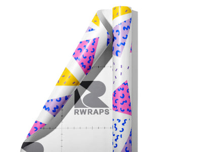 Memphis Tile Wrap Film Sheets~Rwraps Series 914 Memphis Tile Scrolled Sheet~4