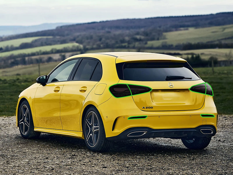 a-class Tail Light Tint Installation Points