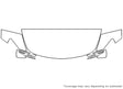amg gt Avery Dennison Clear Bra Hood Precut PPF Diagram