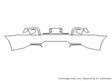 amg gt 3M Clear Bra Door Cup Precut PPF Diagram