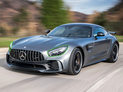 mercedes-benz amg gt 2016-2019 Headlight Protection Installation Location