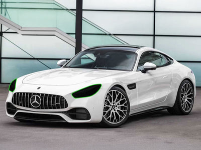 mercedes-benz amg gt 2020-2025 Headlight Tint Location