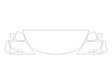 amg gt 3M Clear Bra Hood Precut PPF Diagram