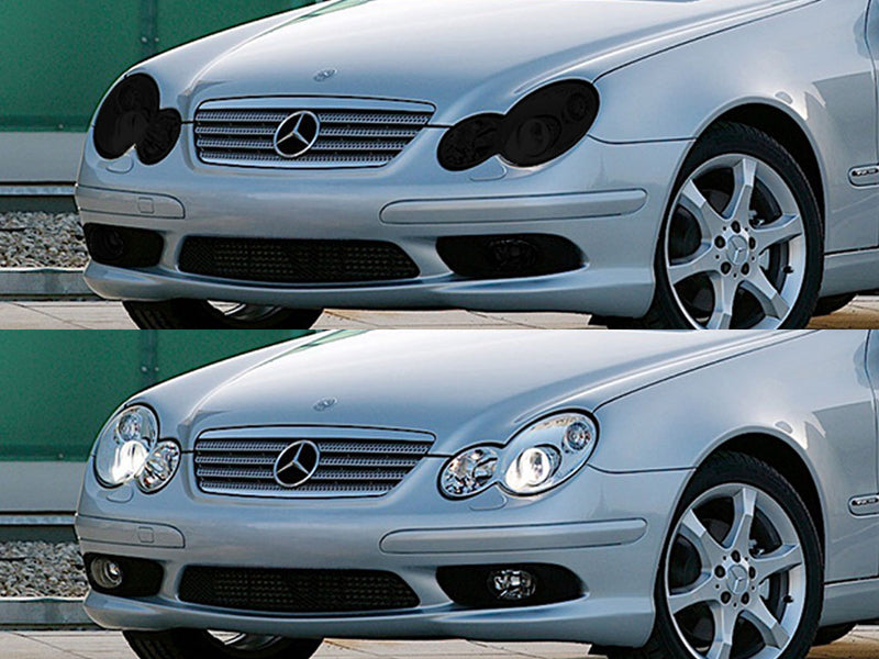 mercedes-benz c-class 2001-2007 (coupe) Headlight Tint Appearance