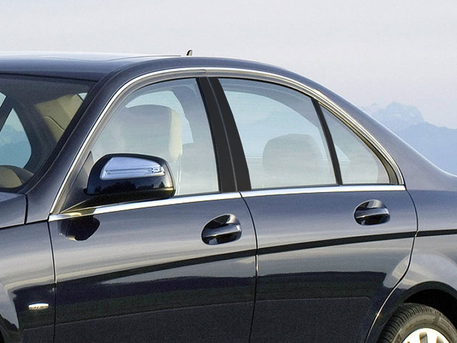 mercedes-benz c-class 2001-2007 (sedan) Custom Pillar Cover Diagram