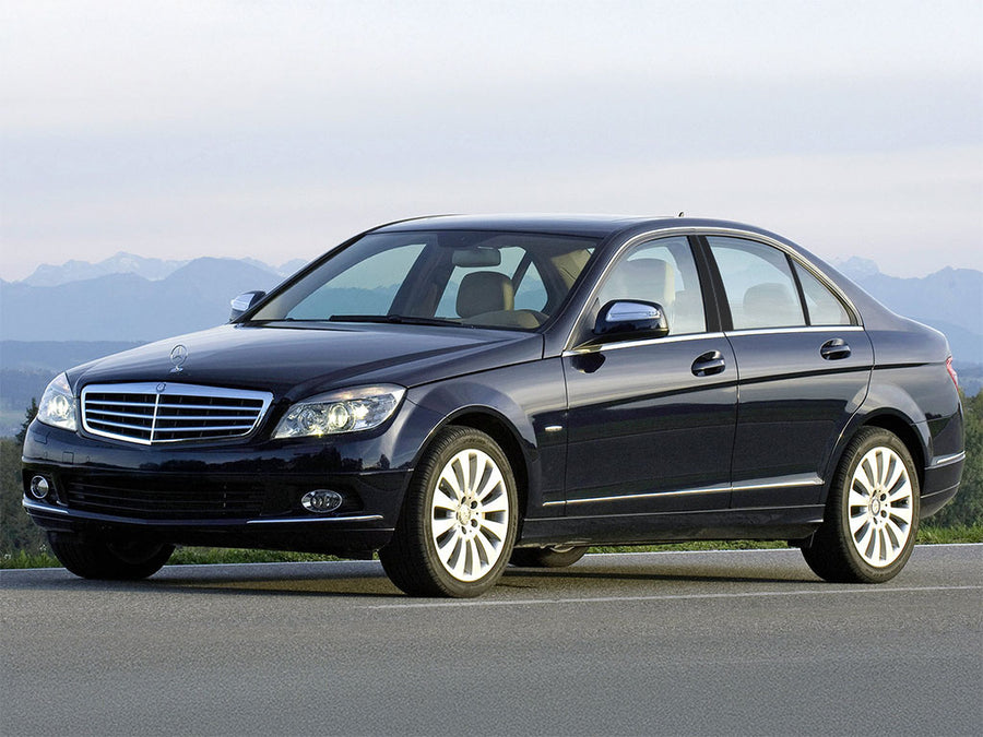 mercedes-benz c-class 2001-2007 (sedan) Piano Black Pillar Trim