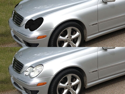 mercedes-benz c-class 2005-2011 (sedan) Headlight Tint Appearance