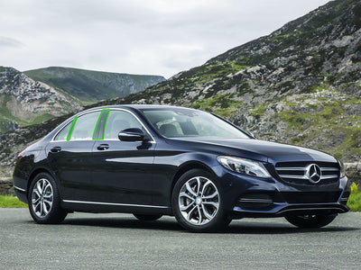 mercedes-benz c-class 2008-2014 (sedan) Pillar Post Trim Installation Location