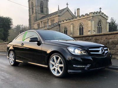 mercedes-benz c-class 2012-2014 (coupe) Pillar Post Trim Installation Location