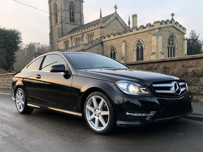 mercedes-benz c-class 2012-2014 (coupe) Carbon Fiber Pillar Trim