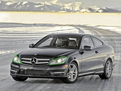 mercedes-benz c-class 2012-2014 Headlight Protection Installation Location