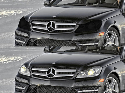 mercedes-benz c-class 2012-2014 Headlight Tint Appearance
