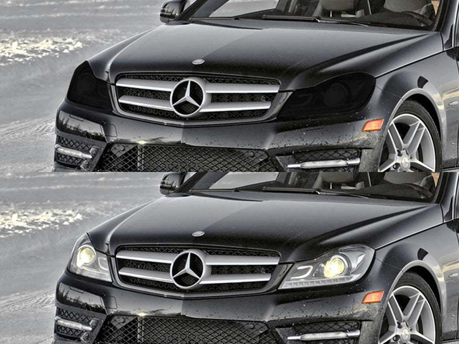 mercedes-benz c-class 2012-2014 Headlight Tint Appearance