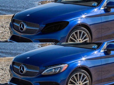mercedes-benz c-class 2015-2018 Headlight Tint Appearance