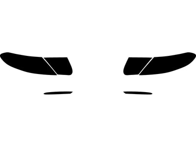 c-class (coupe) Precut Tail Light Tint Diagram