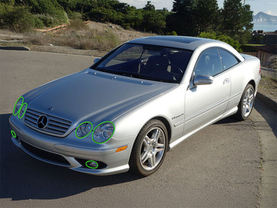 mercedes-benz cl-class 2000-2006 Headlight Protection Installation Location