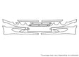 cl-class Avery Dennison Clear Bra Bumper Precut PPF Diagram