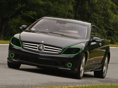 mercedes-benz cl-class 2007-2010 Headlight Tint Location