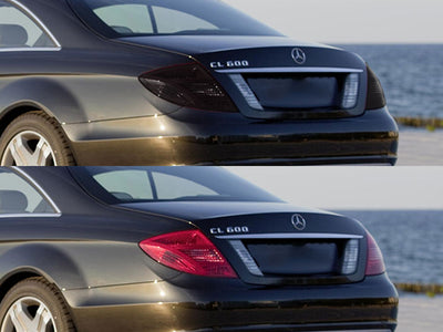 cl-class Before and After Smoked Taillights