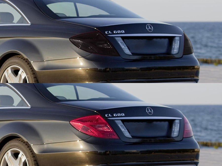 cl-class Before and After Smoked Taillights