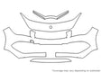 cla-class 3M Clear Bra Bumper Precut PPF Diagram