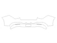 cla-class 3M Clear Bra Door Cup Precut PPF Diagram