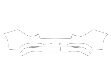 cla-class Avery Dennison Clear Bra Door Cup Precut PPF Diagram