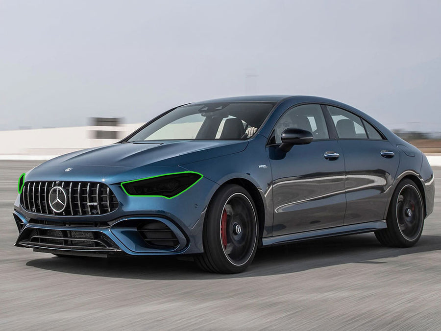 mercedes-benz cla-class 2020-2024 Headlight Tint Location