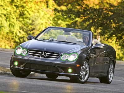 mercedes-benz clk-class 2001-2009 (coupe / convertible) Headlight Protection Installation Location