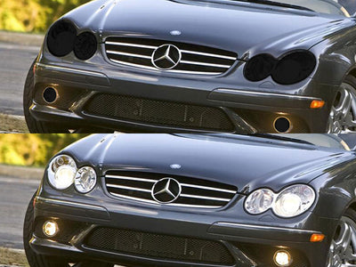 mercedes-benz clk-class 2001-2009 (coupe / convertible) Headlight Tint Appearance