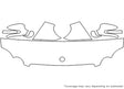 clk-class Avery Dennison Clear Bra Hood Precut PPF Diagram
