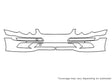 clk-class 3M Clear Bra Bumper Precut PPF Diagram