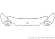 clk-class Avery Dennison Clear Bra Hood Precut PPF Diagram