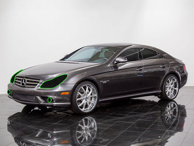 mercedes-benz cls-class 2006-2011 (sedan) Headlight Tint Location