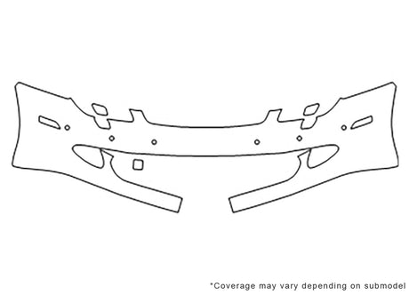 cls-class Avery Dennison Clear Bra Bumper Precut PPF Diagram