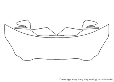 cls-class Avery Dennison Clear Bra Hood Precut PPF Diagram