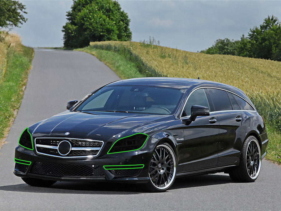 mercedes-benz cls-class 2012-2014 Headlight Tint Location