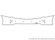 cls-class 3M Clear Bra Door Cup Precut PPF Diagram