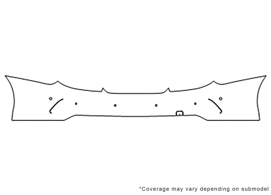 cls-class 3M Clear Bra Door Cup Precut PPF Diagram