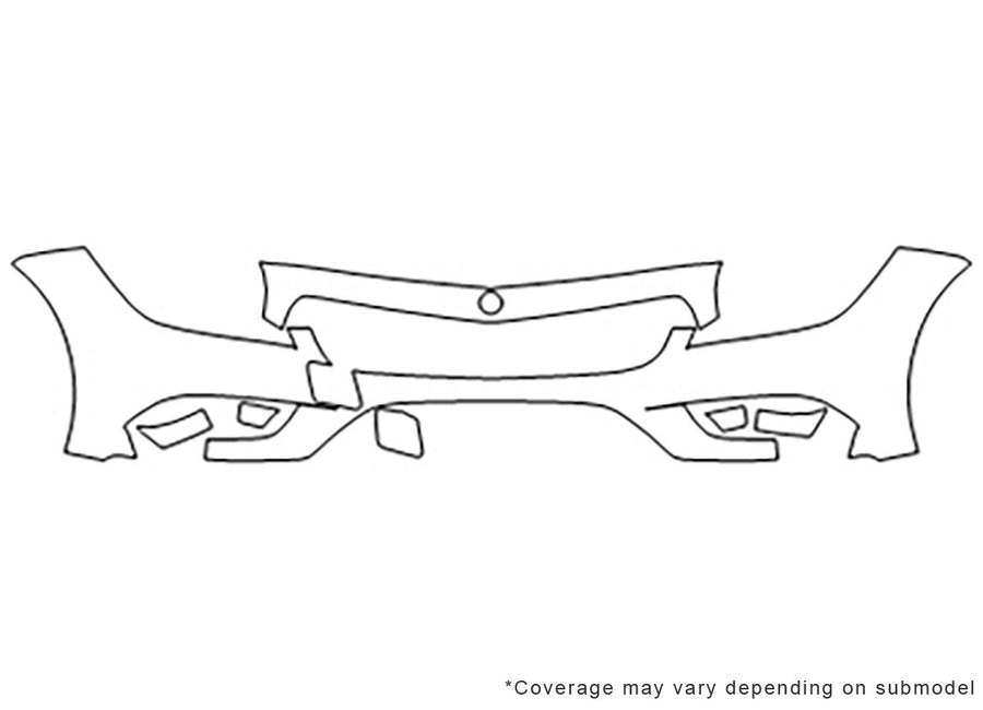 cls-class Avery Dennison Clear Bra Bumper Precut PPF Diagram