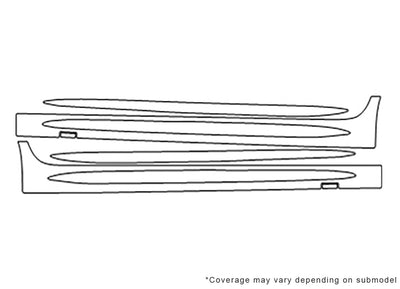 cls-class Avery Dennison Clear Bra Door Cup Precut PPF Diagram