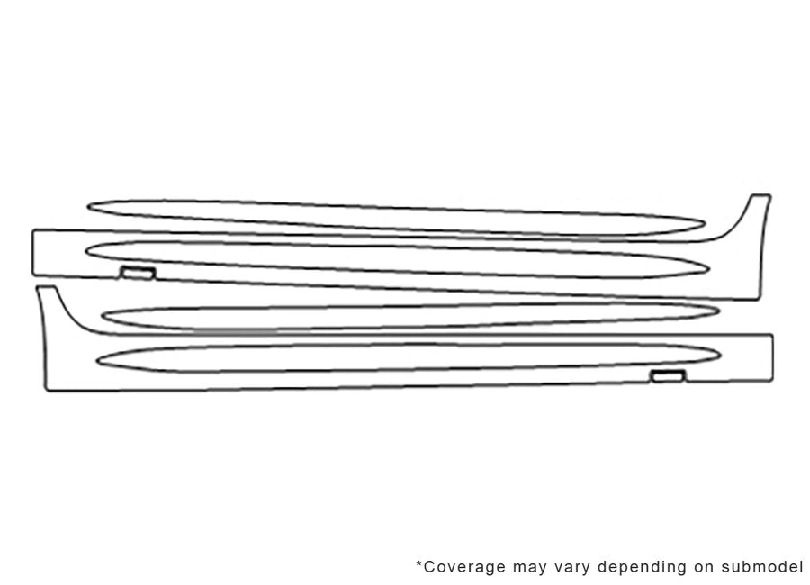 cls-class Avery Dennison Clear Bra Door Cup Precut PPF Diagram