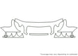 e-class 3M Clear Bra Hood Precut PPF Diagram