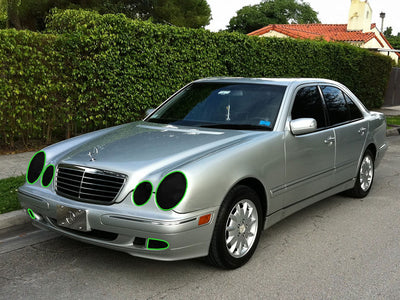 mercedes-benz e-class 2000-2002 (sedan) Headlight Tint Location