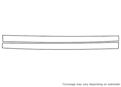 e-class 3M Clear Bra Door Cup Precut PPF Diagram
